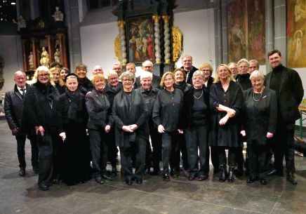 Stiftchor im Chorumgang der Lambertuskirche