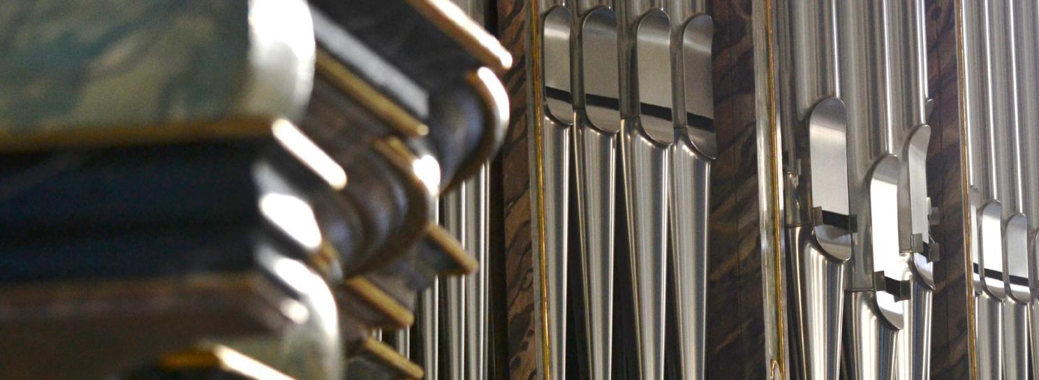 Detail der Orgel St. Maximilian