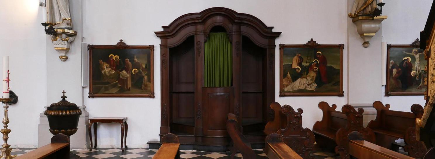 Beichtstuhl in der Maxkirche