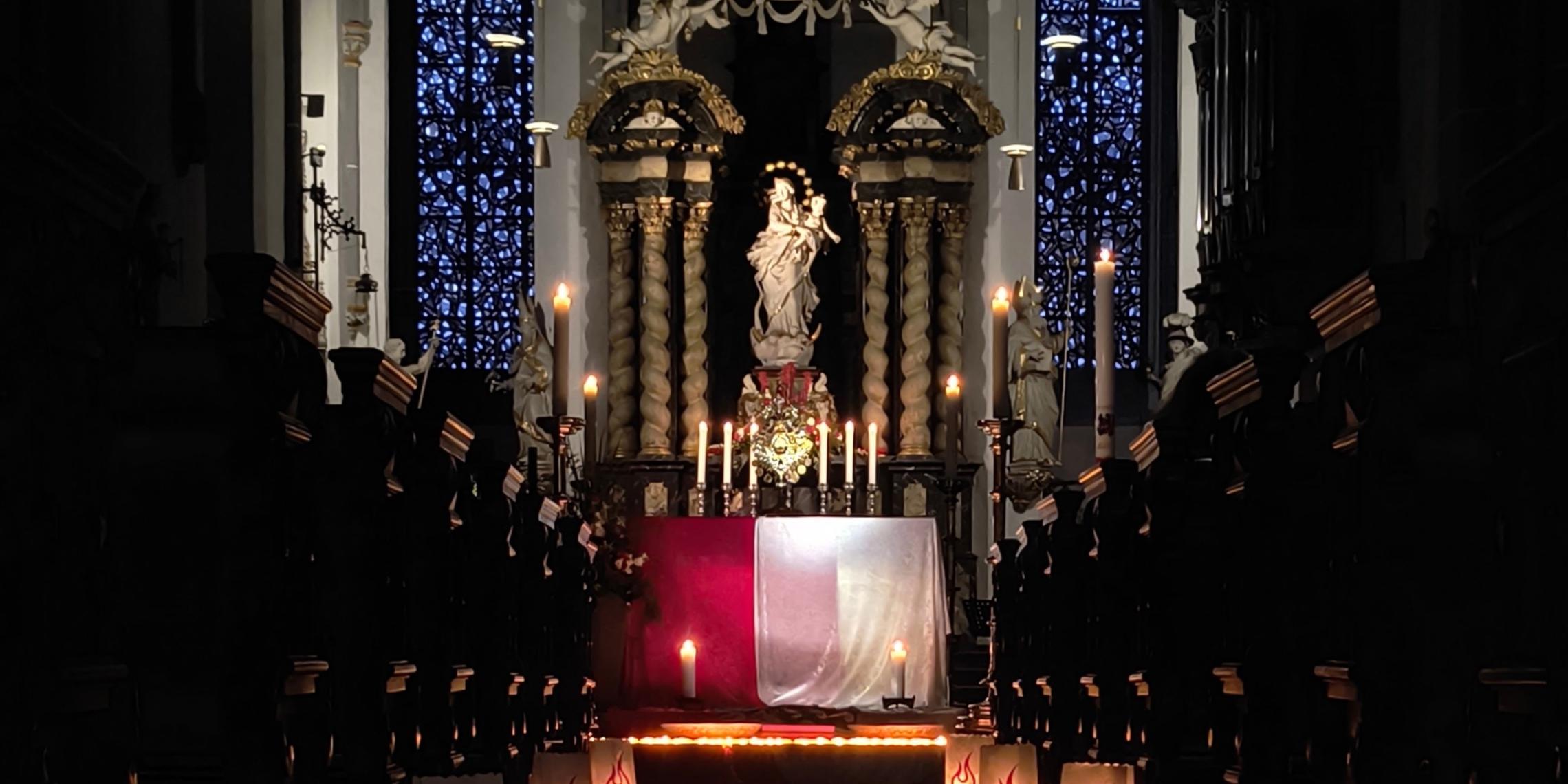 Aussetzung in St. Lambertus bei Nightfever